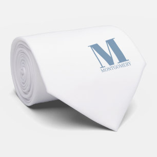 Elegante Krawatte mit Monogramm + Name für die Hoc