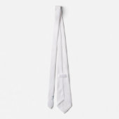 Elegante Krawatte mit Monogramm + Name für die Hoc (Rückseite)