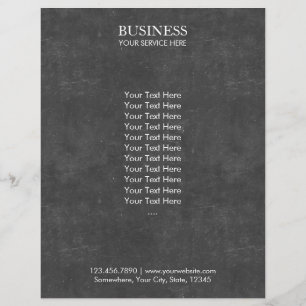 Elegante Kreidetafel-Textur Flyer