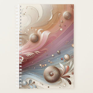 Elegante Kreise & Feathers Planer
