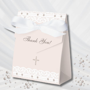 Elegante Kreuz-Taufe Christliche Taufe Geschenkschachtel