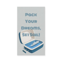 Elegante Kreuzfahrtkarte Business Card