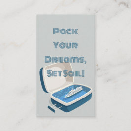 Elegante Kreuzfahrtkarte Business Card Visitenkarte