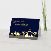 Elegante Krippe Weihnachten der Jahreszeit (Vorderseite)