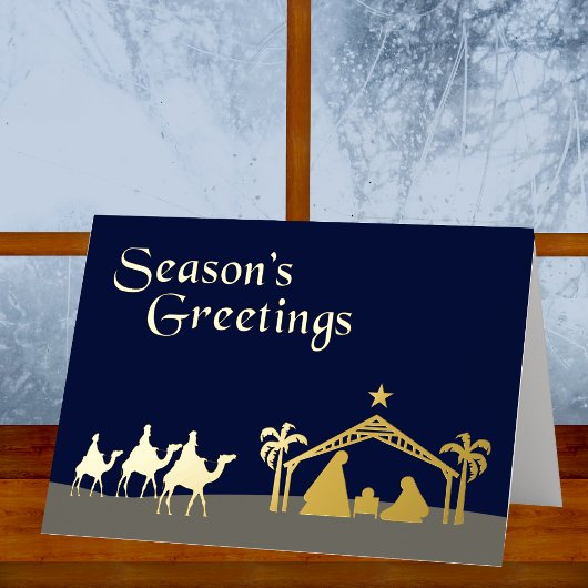 Elegante Krippe Weihnachten der Jahreszeit