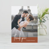 Elegante Küche Dankeskarte (Stehend Vorderseite)