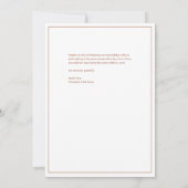 Elegante Küche Dankeskarte (Rückseite)