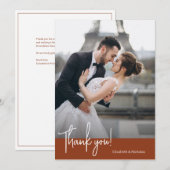 Elegante Küche Dankeskarte (Vorne/Hinten)