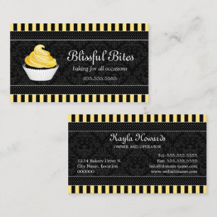 Elegante Kuchen-Bäckerei Visitenkarte