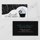 Elegante Kuchen-Visitenkarten Visitenkarte (Vorne/Hinten)