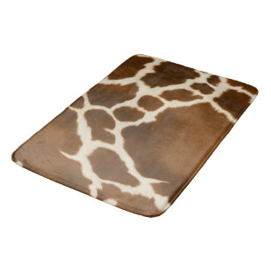 Elegante Kuh Imitate Leather Modern Collection Badematte