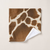 Elegante Kuh Imitate Leather Modern Collection Badhandtuch Set (Waschlappen)