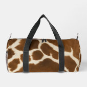 Elegante Kuh Imitate Leather Modern Collection Duffle Bag (Rückseite)