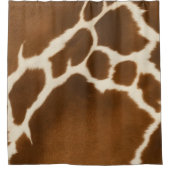 Elegante Kuh Imitate Leather Modern Collection Duschvorhang (Vorderseite)