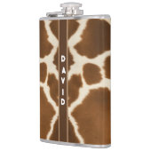 Elegante Kuh Imitate Leather Modern Collection Flachmann (Links)