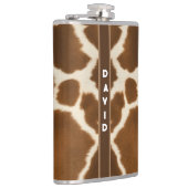 Elegante Kuh Imitate Leather Modern Collection Flachmann (Rechts)