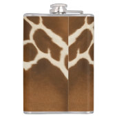 Elegante Kuh Imitate Leather Modern Collection Flachmann (Rückseite)