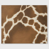 Elegante Kuh Imitate Leather Modern Collection Geschenkpapier (Flach)