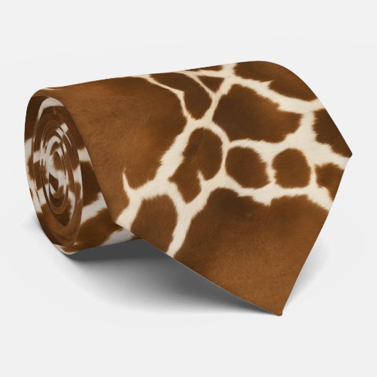 Elegante Kuh Imitate Leather Modern Collection Krawatte (Gerollt)