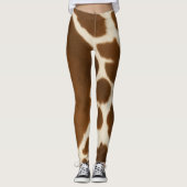 Elegante Kuh Imitate Leather Modern Collection Leggings (Vorderseite)