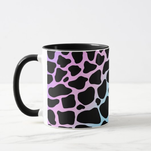 Elegante Kuh Print Multicolor Classic Tasse (Links)