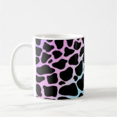 Elegante Kuh Print Multicolor Classic Tasse (Links)