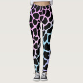 Elegante Kuh Print Multicolor-Leggings Leggings (Vorderseite)