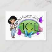 Elegante Kundenkarte Telefonnummerkarte (Vorderseite)