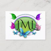 Elegante Kundenkarte Telefonnummerkarte (Vorderseite)