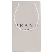 Elegante, kundenspezifische Einkaufstasche für Kle Kleine Geschenktüte (Rückseite)