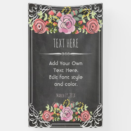 Elegante kundenspezifische Fahne Banner (Vertikal)