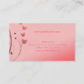 Elegante kundenspezifische Visitenkarten Visitenkarte (Rückseite)