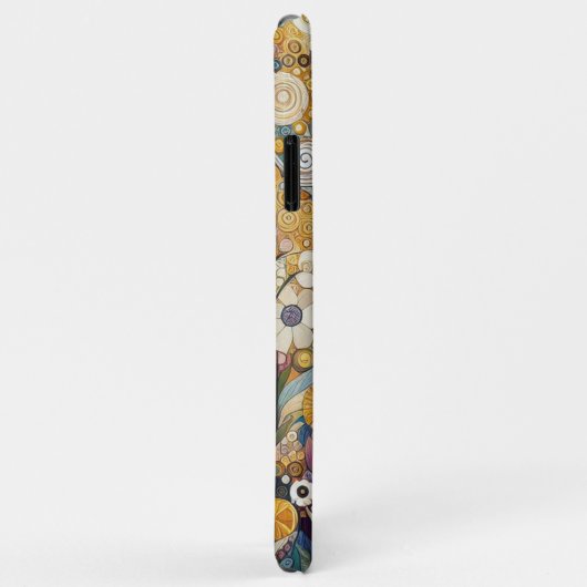 Elegante Kunst Antique Jugendstil Flora Case-Mate iPhone Hülle (Hinten/Rechts)