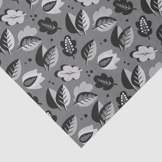 Elegante Kunst-Deko-Herbstlaub-Herbst-Muster Seidenpapier (Ausschnitt)