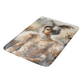 Elegante Kunst, Dichtung und Musik Badematte (Schrägansicht)