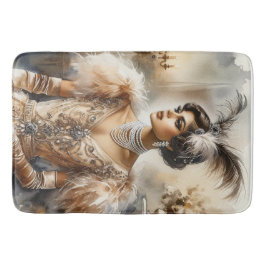 Elegante Kunst, Dichtung und Musik Badematte