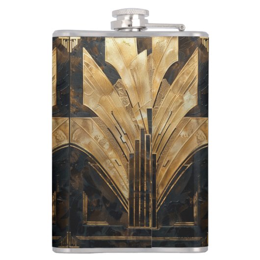 Elegante Kunst, Dichtung und Musik Flachmann (Rückseite)