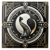 Elegante Kunst, Dichtung und Musik Fliese (Vorderseite)