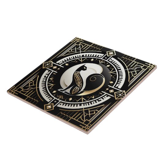 Elegante Kunst, Dichtung und Musik Fliese (Seite)