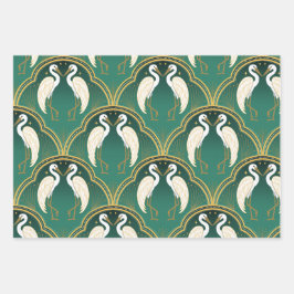 Elegante Kunst, Dichtung und Musik Geschenkpapier Set