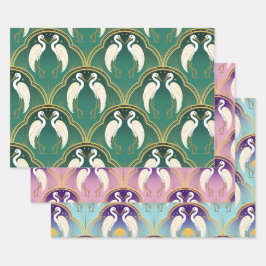 Elegante Kunst, Dichtung und Musik Geschenkpapier Set
