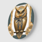 Elegante Kunst, Dichtung und Musik Große Wanduhr (Winkel)