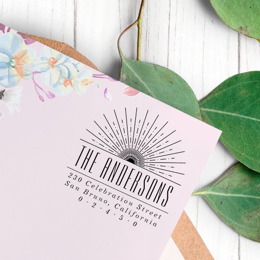 Elegante Kunst, Dichtung und Musik Individuelle Na Permastempel