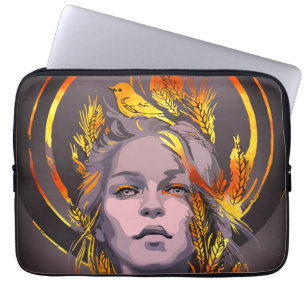 Elegante Kunst, Dichtung und Musik Laptopschutzhülle