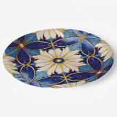 Elegante Kunst, Dichtung und Musik Pappteller (Schrägansicht)