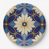 Elegante Kunst, Dichtung und Musik Pappteller (Vorderseite)