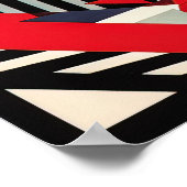 Elegante Kunst, Dichtung und Musik Poster (Ecke)