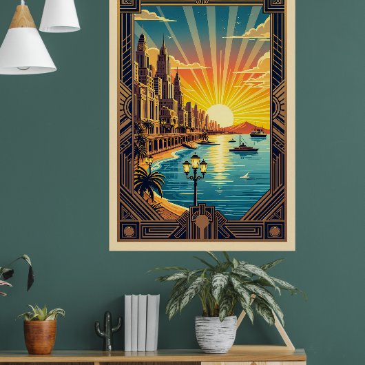 Elegante Kunst, Dichtung und Musik Poster (Wohnzimmer 1)