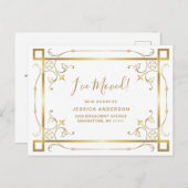 Elegante Kunst, Dichtung und Musik Postkarte (Vorne/Hinten)