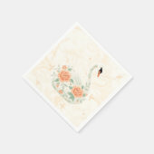Elegante Kunst, Dichtung und Musik Serviette (Ecke)